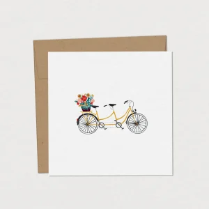Amour tandem | Carte de souhait