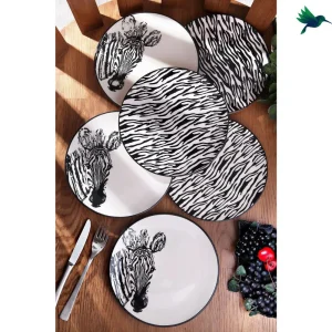 Assiette Zèbre