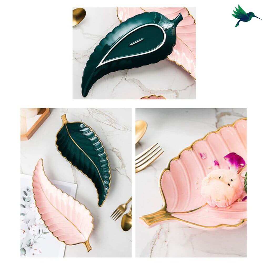 Assiette céramique Feuille – Image 4