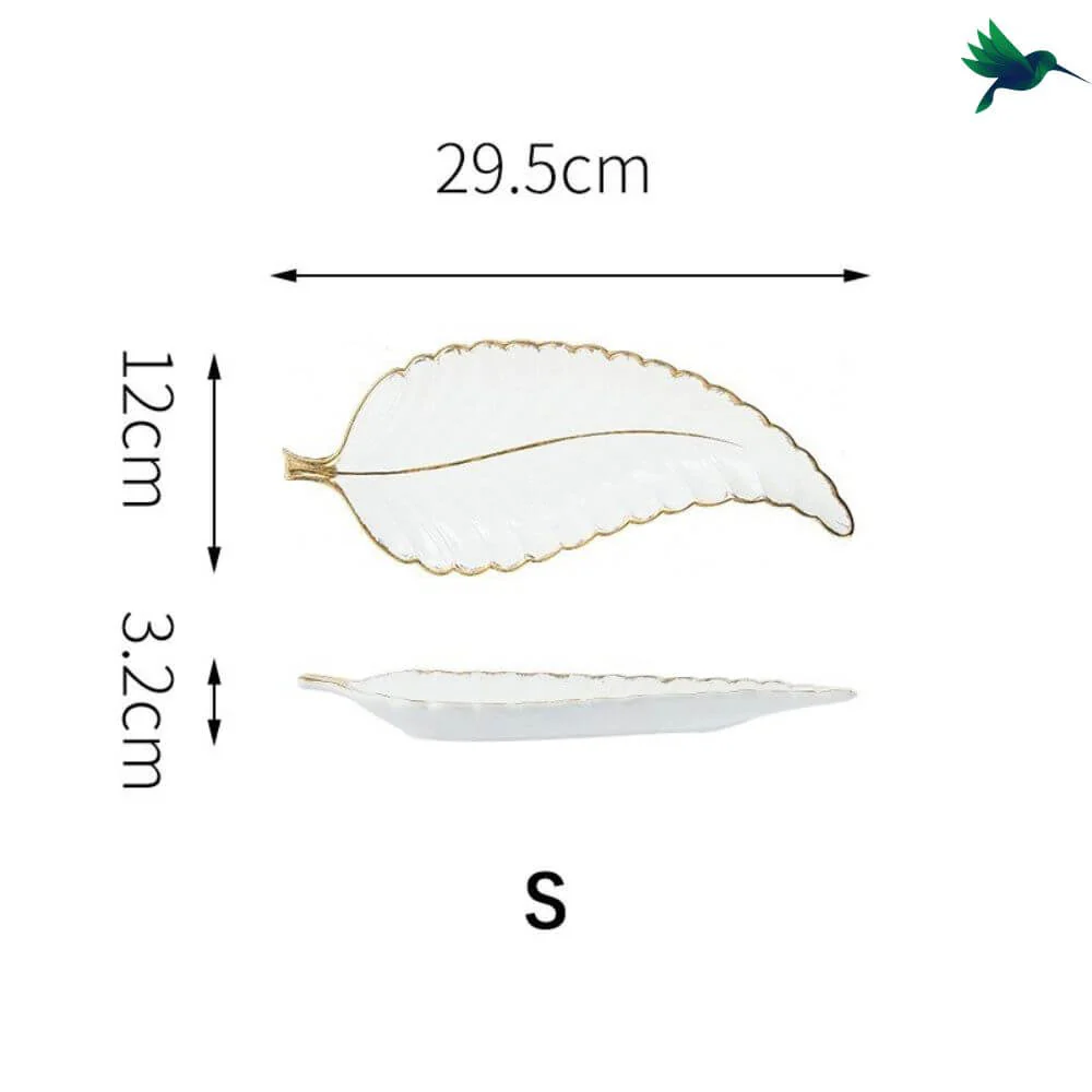 Assiette céramique Feuille – Image 9