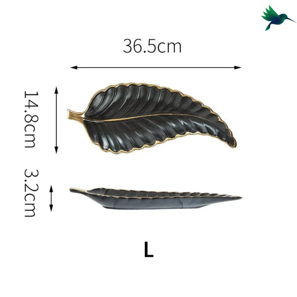 Assiette céramique Feuille – Image 6