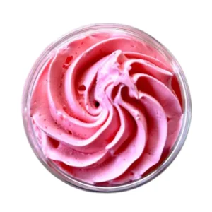 Chantilly de Douche & Bain Exfoliante Parfum Framboise
