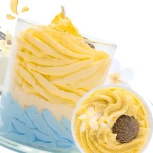 Bougie Gourmande  Parfum Monoï- Coco- Vanille