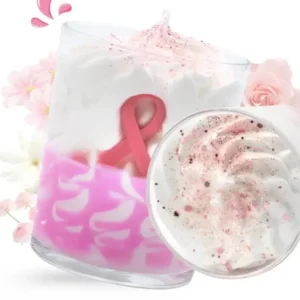 Bougie Gourmande Cachemire et Soie - Octobre Rose