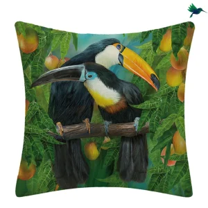 Coussin Couple Toucan