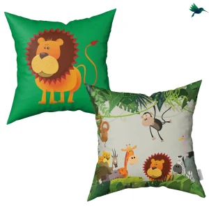 Coussin Jungle Animaux
