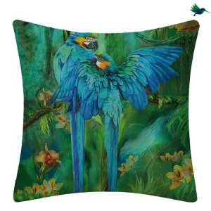 Coussin Jungle aux Oiseaux