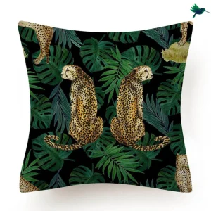 Coussin Jungle avec Guépard