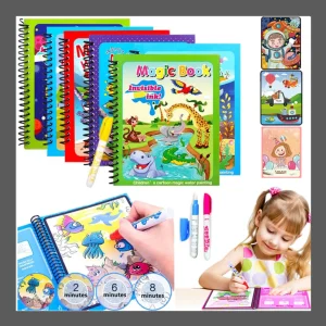 4 Livres magiques de coloriage à l’eau