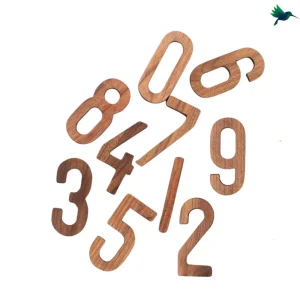 Grand Chiffre en Bois