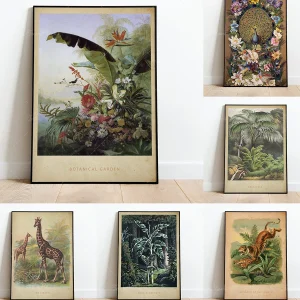 Poster Jungle Vintage Rétro