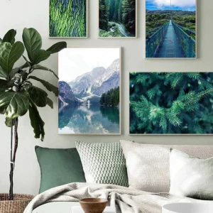 Poster Jungle Montagne