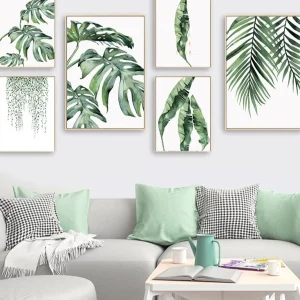 Affiche plante tropicale