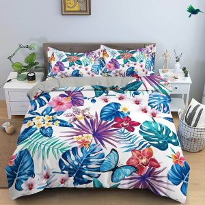 Housse de Couette Feuillage Exotique