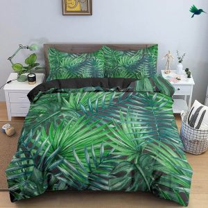 Housse de Couette Feuille Tropical