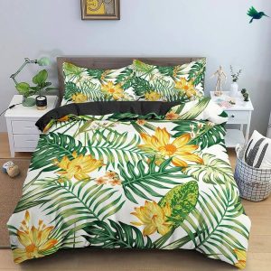 Housse de Couette Fleurs Exotiques