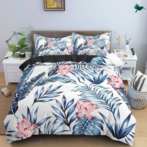 Housse de Couette Imprimé Tropical