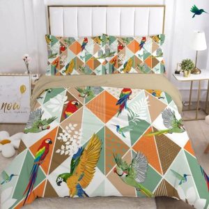 Housse de Couette Tropical Perroquet