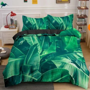 Housse de couette feuille Bananier