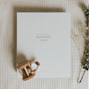 Livre de bébé - Ligné Beige