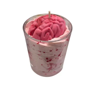 Bougie Gourmande Fleurs Blanches Halloween