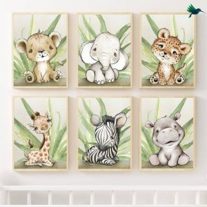 Poster Animaux Jungle