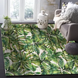 Tapis Jungle Plante Tropicale