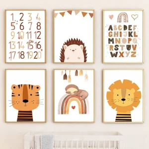 Affiche Animaux de la Savane