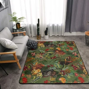 Tapis Jungle Singe