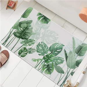 Tapis Jungle Vert et Blanc