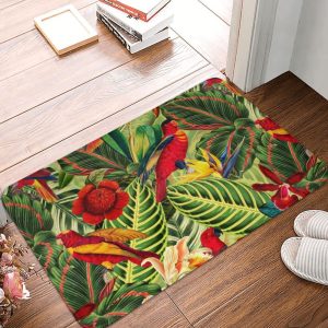Tapis Jungle Perroquet