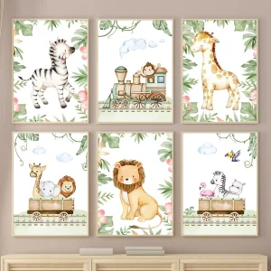 Affiche Animaux Chambre Bébé