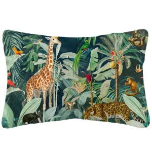 Coussin Jungle Animaux Rectangulaire