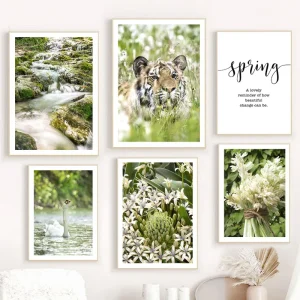 Poster Jungle Spring Landscape