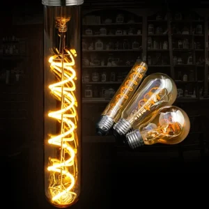 Ampoules rétro Edison - design vintage - E14/E27