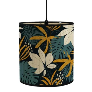 Abat jour Jungle bleu