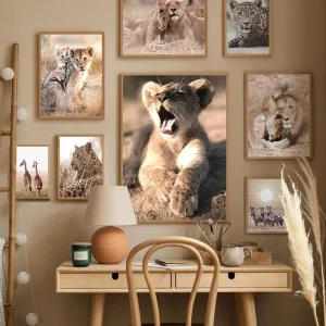 Affiche Animaux Savane