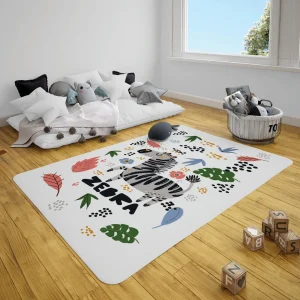 Tapis Jungle Zébra Fille