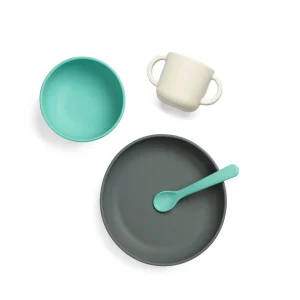 Coffret repas bébé silicone