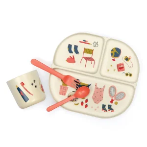 Coffret repas plateau bambou