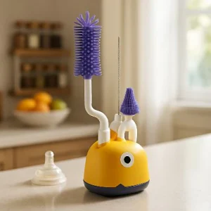 Goupillon Biberon - 3 pièces en silicone