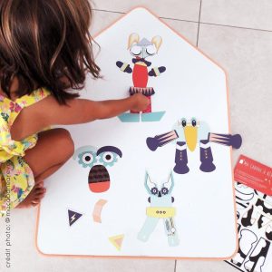 Jeu magnétique Robots