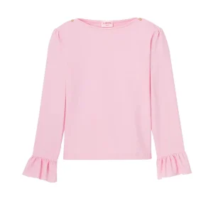 Tee-shirt anti UV fille, UPF 50+, rose pâle| BORA BORA T-SHIRT