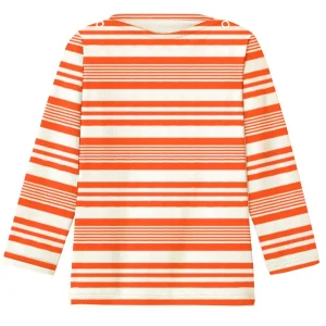 Tee-shirt garçon anti UV, rayé orange | T-SHIRT MALO