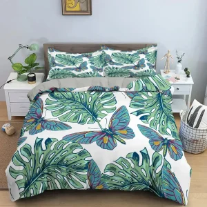 Housse de couette Feuillage Monstera