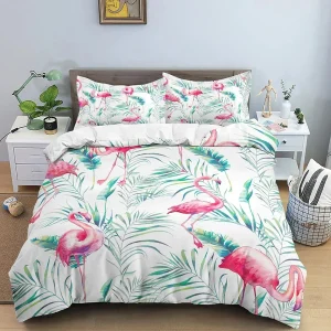 Housse de couette Flamant rose